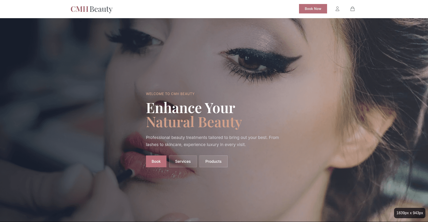 CMH Beauty — Enhance Your Natural Beauty headless Medusa.js storefront